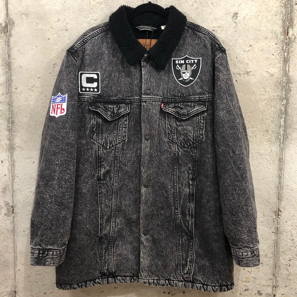 raiders levi's jacket